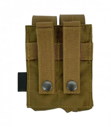 Porta Cargador De Pistola Doble Mm Ver Fe Protactical Color Coyote