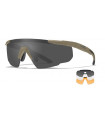 LENTES WILEY-X SABER ADVANCED 3 MICAS MARCO TAN